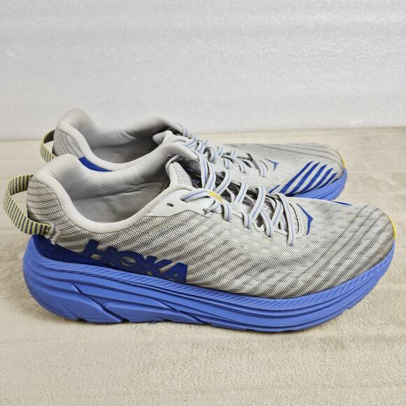 Hoka One One Mens Rincon Running Sneakers Shoes Gray Blue Size 10.5 1102874 OMNB - Picture 1 of 10